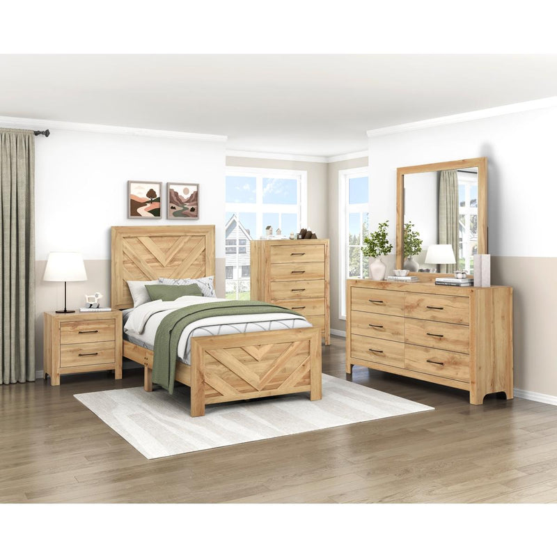 Corbin Full & Twin Bed Natural - Furniture Now (CA)