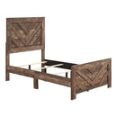 Corbin 4 & 5 Piece Twin Bed Set Oak - Furniture Now (CA)