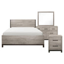 Zephyr 4 & 5 Piece Bed Set Natural & Oak image