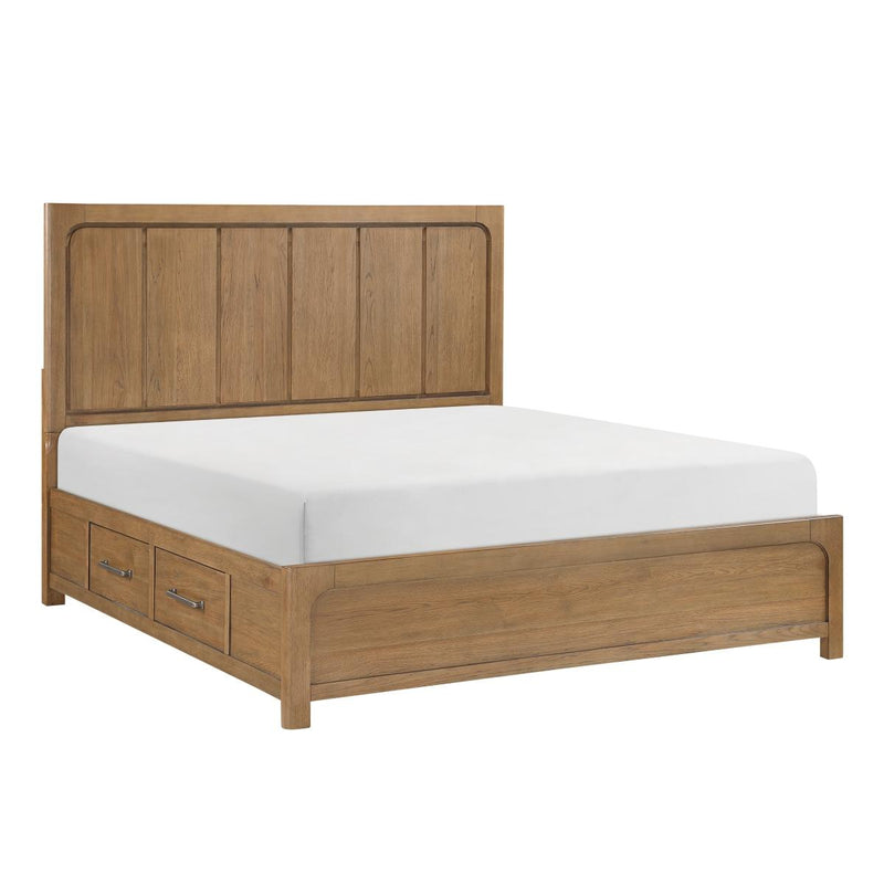 Charlotte Queen Platform Bed with Storage Side Rails - Furniture Now (CA)