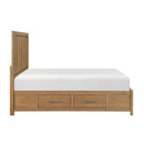 Charlotte Queen Platform Bed with Storage Side Rails - Furniture Now (CA)