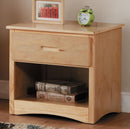 Bartly 1 Drawer Night Stand in Natural B2043-4 - Furniture Now (CA)
