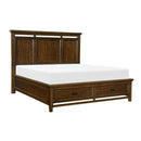 Frazier Park (3)California King Platform Bed with Footboard Storage - Furniture Now (CA)