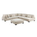 8555BE6OT - (6)6-Piece Modular Sectional with Ottoman - Furniture Now (CA)