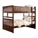 Rowe Full/Full Bunk Bed in Dark Cherry B2013FFDC-1