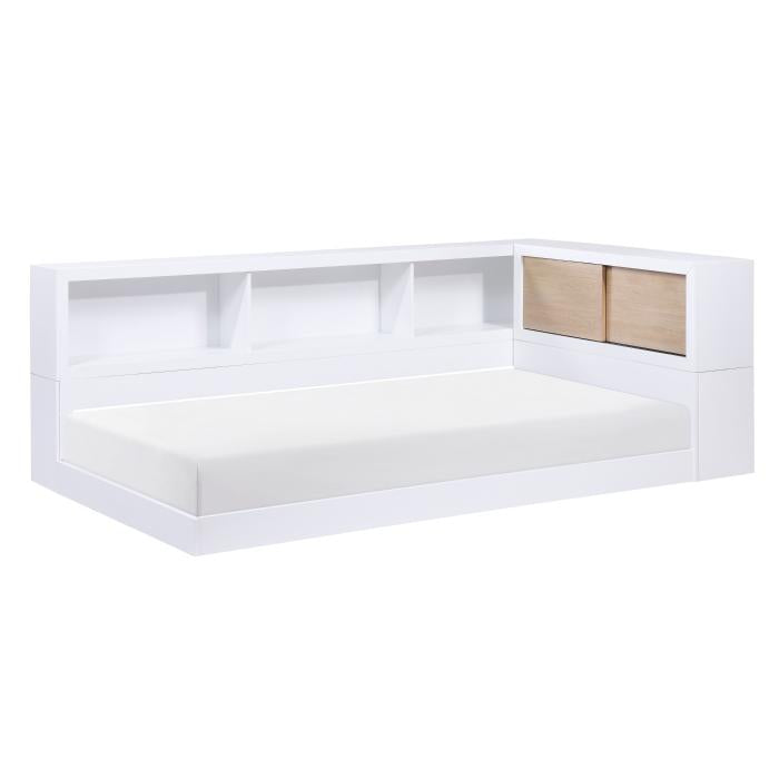 B2012BCT-1BC - (4) Twin Bookcase Corner Bed - Furniture Now (CA)