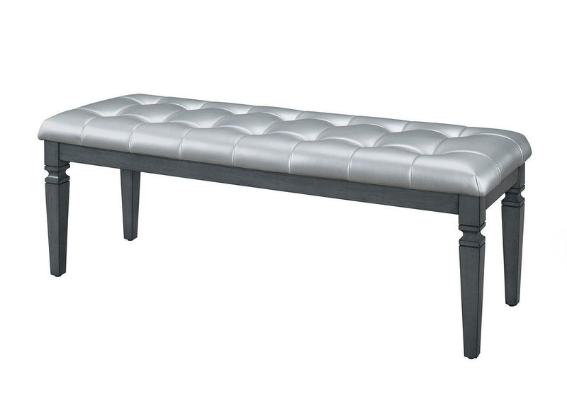 Allura Bed Bench in Gray 1916GY-FBH - Furniture Now (CA)