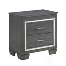 Allura Nightstand in Gray 1916GY-4 - Furniture Now (CA)