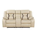 8229NBE-2 - Double Reclining Love Seat with Center Console - Furniture Now (CA)