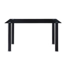 5538BK - (2)Dining Table, Glass Top - Furniture Now (CA)