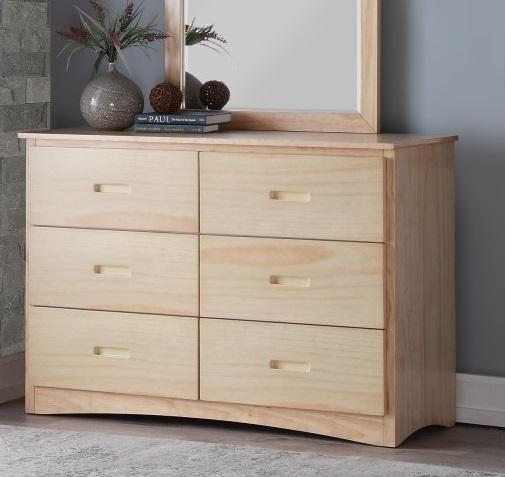 Bartly 6 Drawer Dresser in Natural B2043-5 - Furniture Now (CA)