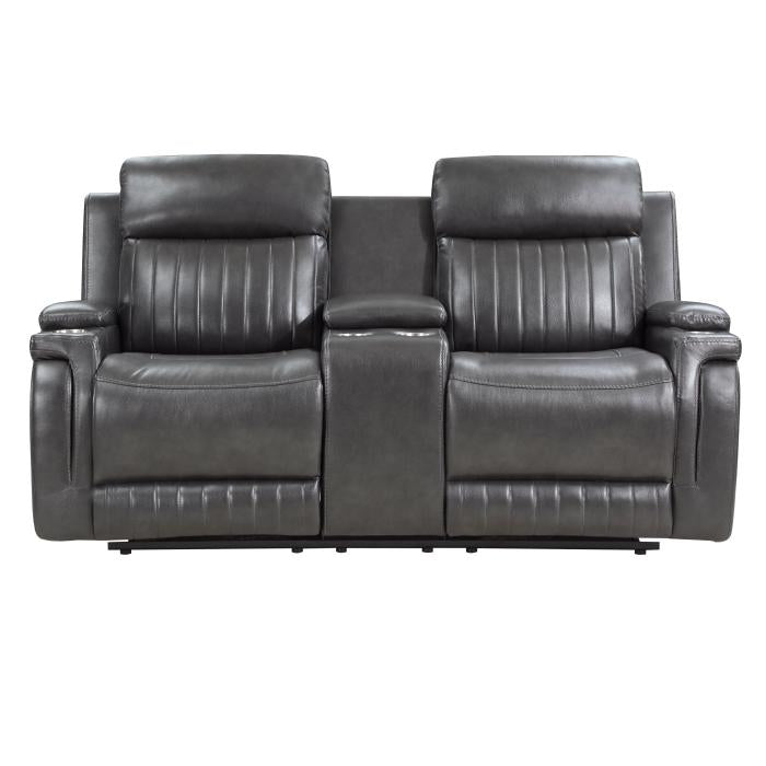 9456DG-2 - Double Reclining Love Seat with Center Console - Furniture Now (CA)