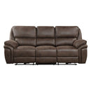 8517BRW-3PW - Power Double Reclining Sofa - Furniture Now (CA)