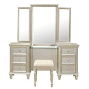 Celandine Vanity Dresser with Mirror in Silver 1928-15 - Furniture Now (CA)