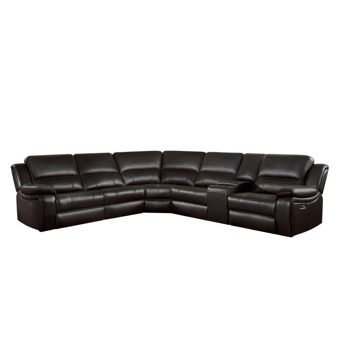 8260DB6PW - (6)6-Piece Modular Power Reclining Sectional - Furniture Now (CA)