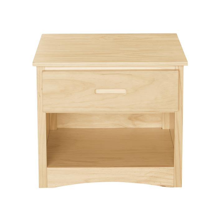 Bartly 1 Drawer Night Stand in Natural B2043-4 - Furniture Now (CA)