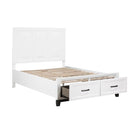 1450WHF-1-Youth (3) Full Platform Bed with Footboard Storage - Furniture Now (CA)