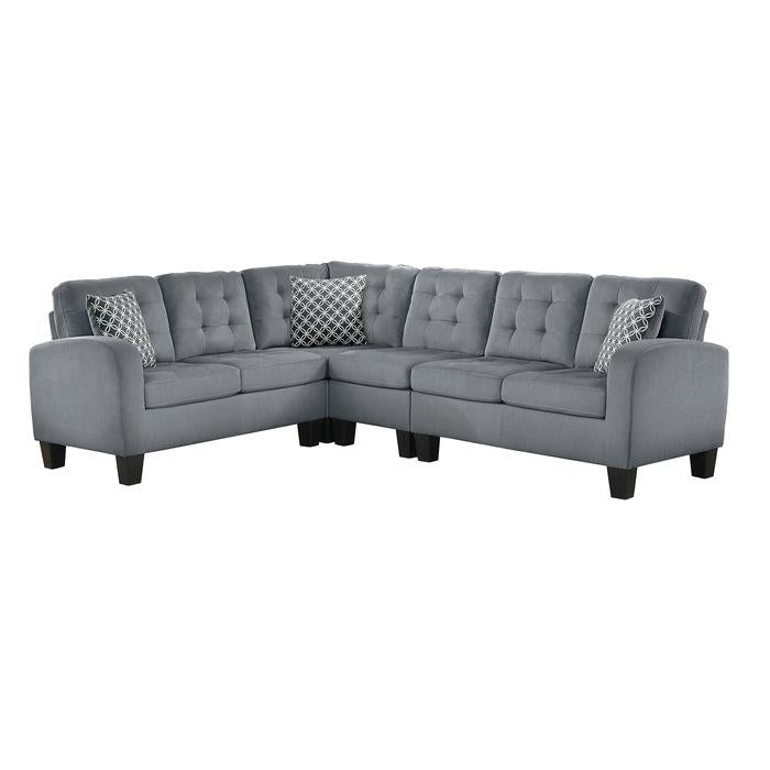 8202GRYSC - (2)2-Piece Reversible Sectional - Furniture Now (CA)