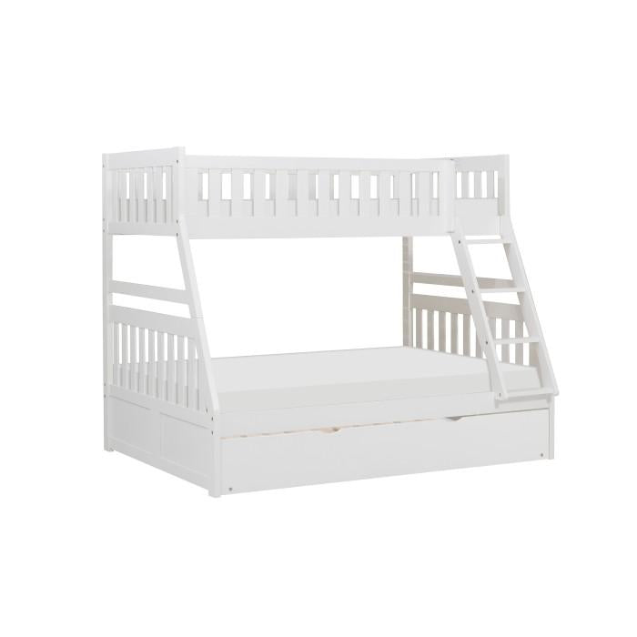 B2053TFW-1R - (4) Twin/Full Bunk Bed with Twin Trundle - Furniture Now (CA)