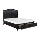 Herman (3) California King Platform Bed with Footboard Storage - Furniture Now (CA)