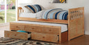 Bartly Twin/Twin Trundle Bed w/ 2 Storage Drawers in Natural B2043PR-1 - Furniture Now (CA)