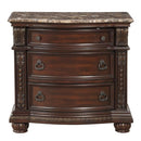 Cavalier Nightstand in Dark Cherry 1757-4 - Furniture Now (CA)
