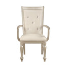 Celandine Arm Chair in Silver (Set of 2) - Furniture Now (CA)