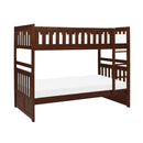 Rowe Twin/Twin Bunk Bed in Dark Cherry B2013DC-1