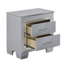Allura Nightstand in Silver 1916-4 - Furniture Now (CA)