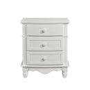 Clementine 3 Drawer Night Stand in White B1799-4 - Furniture Now (CA)