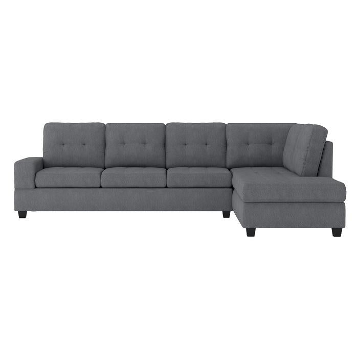9507DGYSC - (2)2-Piece Reversible Sectional with Drop-Down Cup Holders - Furniture Now (CA)