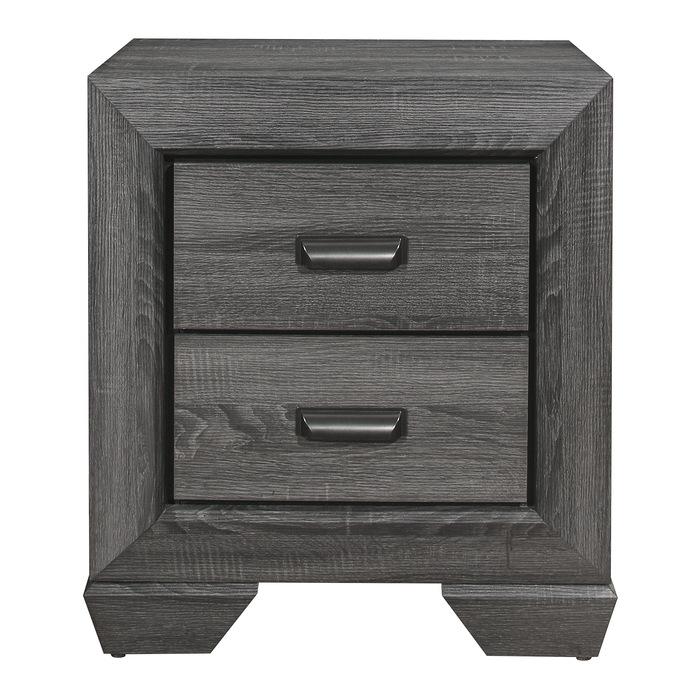 Beechnut 2 Drawer Nightstand in Gray 1904GY-4 - Furniture Now (CA)