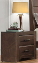 Erwan 2 Drawer Nightstand in Dark Walnut 1961-4 - Furniture Now (CA)