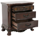 Deryn Park 3 Drawer Nightstand in Cherry 2243-4 - Furniture Now (CA)