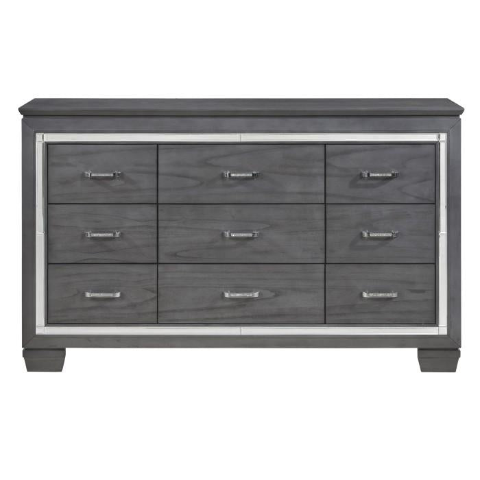 Allura Dresser in Gray 1916GY-5 - Furniture Now (CA)