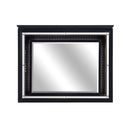 Allura Mirror in Black 1916BK-6 - Furniture Now (CA)