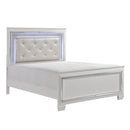Allura (3)California King Bed, LED Lighting - Furniture Now (CA)