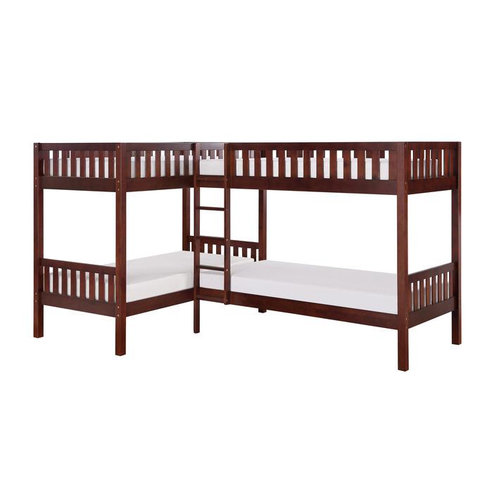 B2013CNDC-1 - (3) Corner Bunk Bed - Furniture Now (CA)