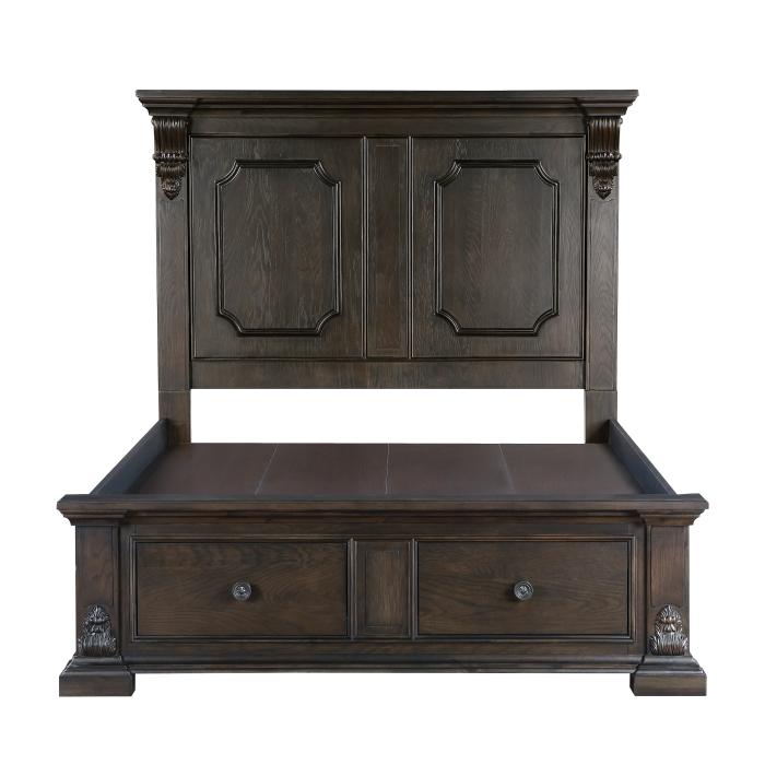 Cornwall (3) Queen Platform Bed with Footboard Storage - Furniture Now (CA)