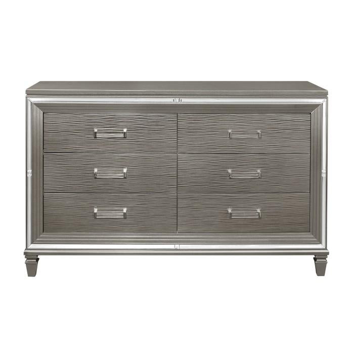Tamsin Dresser in Silver Grey Metallic 1616-5