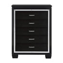 Allura Chest in Black 1916BK-9 - Furniture Now (CA)