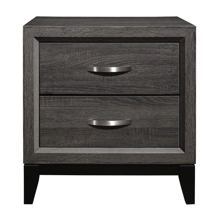 Davi Nightstand in Gray 1645-4 - Furniture Now (CA)