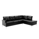 8378BLK - (2)2-Piece Sectional with Right Chaise - Furniture Now (CA)