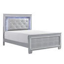 Allura (3)California King Bed, LED Lighting - Furniture Now (CA)