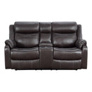 9990DB-2 - Double Lay Flat Reclining Love Seat with Center Console - Furniture Now (CA)