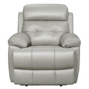 Lambent Double Reclining Chair in Silver Gray