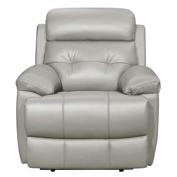 Lambent Double Reclining Chair in Silver Gray