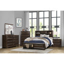 Chesky (3)California King Platform Bed with Footboard Storage - Furniture Now (CA)