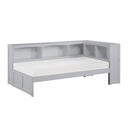 B2063BC-1BC - (3) Twin Bookcase Corner Bed - Furniture Now (CA)