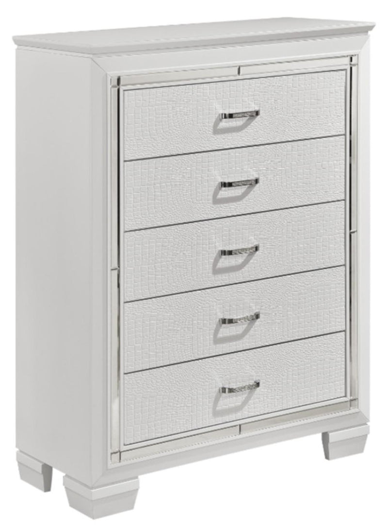 Allura Chest in White 1916W-9 - Furniture Now (CA)